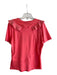 Adidas X Stella McCartney Size L coral Polyester Blend Round Neck Top coral / L