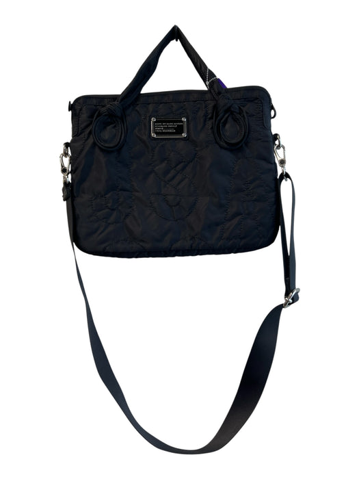 Marc By Marc Jacobs Black Nylon Top Zipper 2 handles Adjustable Strap Laptop Bag Black / Medium