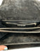 Sam Edelman Black Leather Brushed Silver Hardware Top Handle Shoulder Strap Bag Black / Small