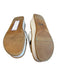 naturalizer Shoe Size 8 white & tan Leather & Canvas Open Toe & Heel Slide Shoes white & tan / 8
