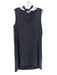 Cloth & Stone Size Medium Dark Gray Tencel Sleeveless Pockets Neck detail Dress Dark Gray / Medium