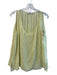 Robert Rodriguez Size 10 Pale Yellow No Fabric Tag Sleeveless Scoop Neck Top Pale Yellow / 10