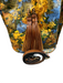 Patricia Nash Brown, Blue & Yellow Leather One Handle Floral Bucket Bag Brown, Blue & Yellow / Medium