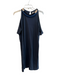 Phillip Lim Size Large Navy No Fabric Tag Cold Shoulder Knee Length Dress Navy / Large