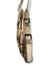 Burberry Beige, Tan & Brown Coated Canvas Smoked Check Curved Leather Trim Bag Beige, Tan & Brown / Medium