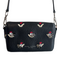 Marc Jacobs Black, White & Red Leather Shoulder & Crossbody silver hardware Bag Black, White & Red / Small