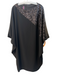 Tom & Linda Platt Size 6 Black No Fabric Tag Back Zip Sequins Lined Dress Black / 6