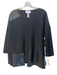 Joseph Ribkoff Size 12 Black No Fabric Tag Round Neck Half Sleeve Tunic Black / 12
