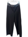 Lysse Size Large Black Viscose Blend Stretch Waist Wide Leg High Waist Pants Black / Large