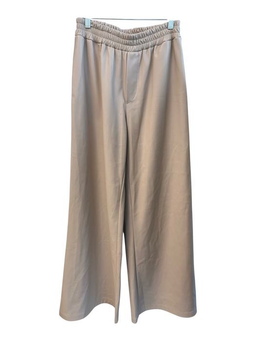 California Southern Style Size Medium Beige Polyurethane Elastic Waist Pants Beige / Medium