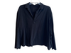 Frank & Eileen Size Large Black Cotton Long Sleeve Collared V Neck Top Black / Large