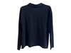 Frank & Eileen Size Large Black Cotton Long Sleeve Collared V Neck Top Black / Large