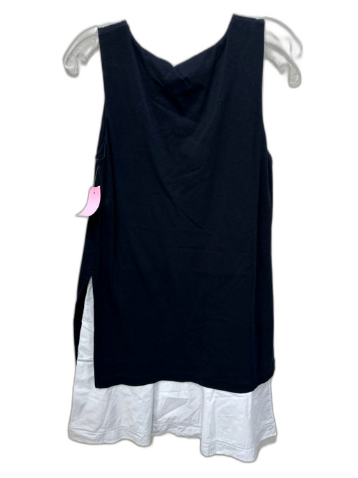 Theory Size S B&W Cotton Pockets Sleeveless Above knee Dress B&W / S
