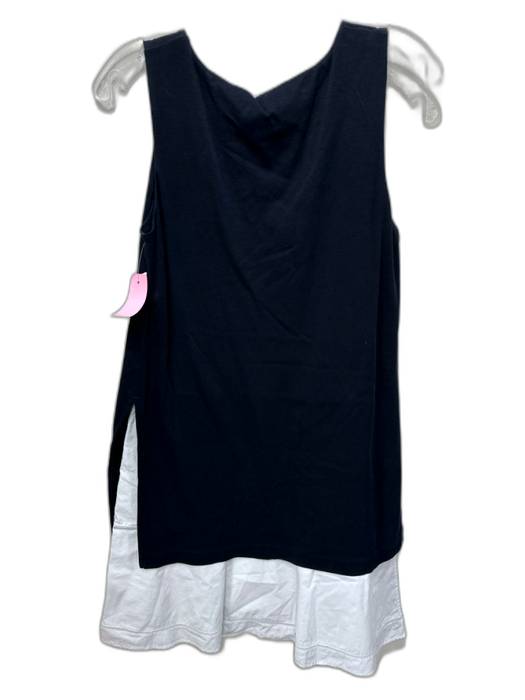 Theory Size S B&W Cotton Pockets Sleeveless Above knee Dress B&W / S