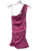 A.L.C. Size s / 4 Pink Linen & Viscose One Shoulder Gathered Side Side Zip Dress Pink / s / 4