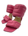 Jimmy Choo Shoe Size 40 Bubblegum Pink Leather Quilted Square Toe Sandals Bubblegum Pink / 40