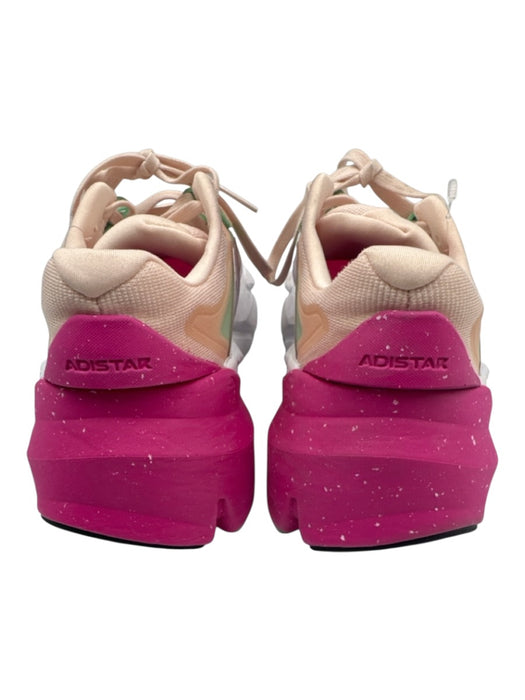 Adidas Shoe Size 9 Peach, Pink & Multi Textile Color Block Platform Sneakers Peach, Pink & Multi / 9