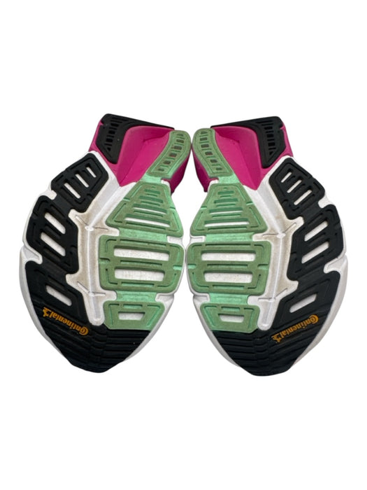 Adidas Shoe Size 9 Peach, Pink & Multi Textile Color Block Platform Sneakers Peach, Pink & Multi / 9