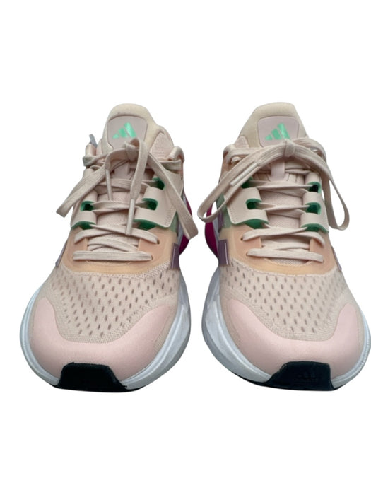 Adidas Shoe Size 9 Peach, Pink & Multi Textile Color Block Platform Sneakers Peach, Pink & Multi / 9