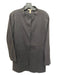 Eileen Fisher Size PM Dark Brown Linen Mock Neck Long Sleeve Snaps Jacket Dark Brown / PM