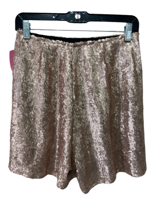 Alchemy By Lia Aram Size S Gold Polyester Fully Sequined Elastic Waist Shorts Gold / S