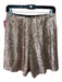 Alchemy By Lia Aram Size S Gold Polyester Fully Sequined Elastic Waist Shorts Gold / S