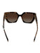 Prada Acetate Fabric Block Square Gradient Lens Sunglasses