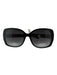 Burberry Black Acetate Dark Tint Nova Check Oversize Sunglasses Black
