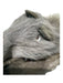 Christian Dior Gray brown Fox Fur Fox Head Stole scarf Gray brown / One Size