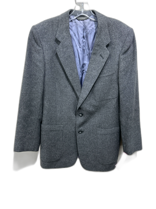 Christian Dior Camel Hair Solid Patch Pocket Men's Blazer Est 40