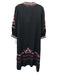 Stajl Size One Size Black, Red, White Cotton Long puff sleeve Tunic Style Dress Black, Red, White / One Size