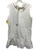 La Roque Size Large Cream White Polyester Sleeveless Bow Detail Gathered Dress Cream White / Large
