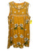 By Anthropologie Size 16 Yellow, White, Green Cotton Sleeveless Dress Yellow, White, Green / 16