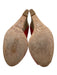LK Bennett Shoe Size 38 Coral Pink Leather Raffia Peep Toe Espadrille Wedges Coral Pink / 38