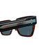 Christian Dior Black & Brown Acetate Silver Hardware Tortoise Square Sunglasses Black & Brown
