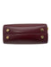 Altuzarra Burgundy Red Leather Gold hardware Logo Clam Shell Top Handle Bag Burgundy Red / Mini