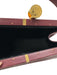 Altuzarra Burgundy Red Leather Gold hardware Logo Clam Shell Top Handle Bag Burgundy Red / Mini