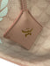 MCM Pink & White Coated Canvas Shoulder Strap Logo Gold Hardware Tote Bag Pink & White / Medium
