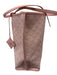 MCM Pink & White Coated Canvas Shoulder Strap Logo Gold Hardware Tote Bag Pink & White / Medium