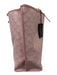 MCM Pink & White Coated Canvas Shoulder Strap Logo Gold Hardware Tote Bag Pink & White / Medium