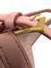 MCM Pink & White Coated Canvas Shoulder Strap Logo Gold Hardware Tote Bag Pink & White / Medium