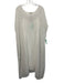 Lafayette 148 Size XXS White Sleeveless Pleated Chiffon Overlay Slip Inc Dress White / XXS