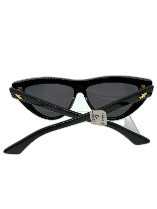 Bottega Veneta Black Acetate Cat Eye Tinted Sunglasses Black