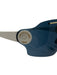 Christian Dior White, Blue & Gold Acetate Large lens Blue Lens Sunglasses White, Blue & Gold