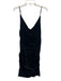 Nicole Miller Collection Size 10 Black Cotton Blend Spaghetti Strap Dress Black / 10