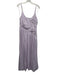 Trina Turk Size Medium Lilac Purple Rayon Spaghetti Strap Pintuck Gathered Dress Lilac Purple / Medium