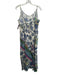 Johnny Was Size Large Blue, Pink, White Spaghetti Strap Floral Jacquard Dress Blue, Pink, White / Large