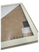 Celine White & Beige Linen Jacquard Triomphe Handkerchief 2 Piece scarf White & Beige