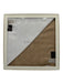 Celine White & Beige Linen Jacquard Triomphe Handkerchief 2 Piece scarf White & Beige