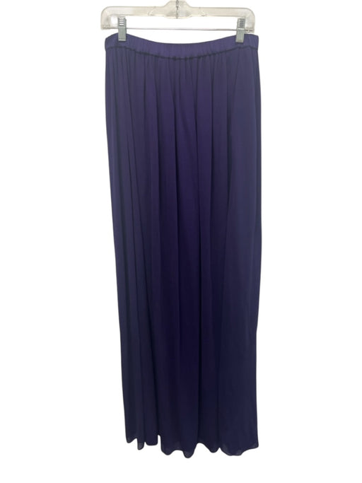 Tom Ford Size 40 Purple Viscose & Silk Elastic Waistband Gathered Pocketed Skirt Purple / 40